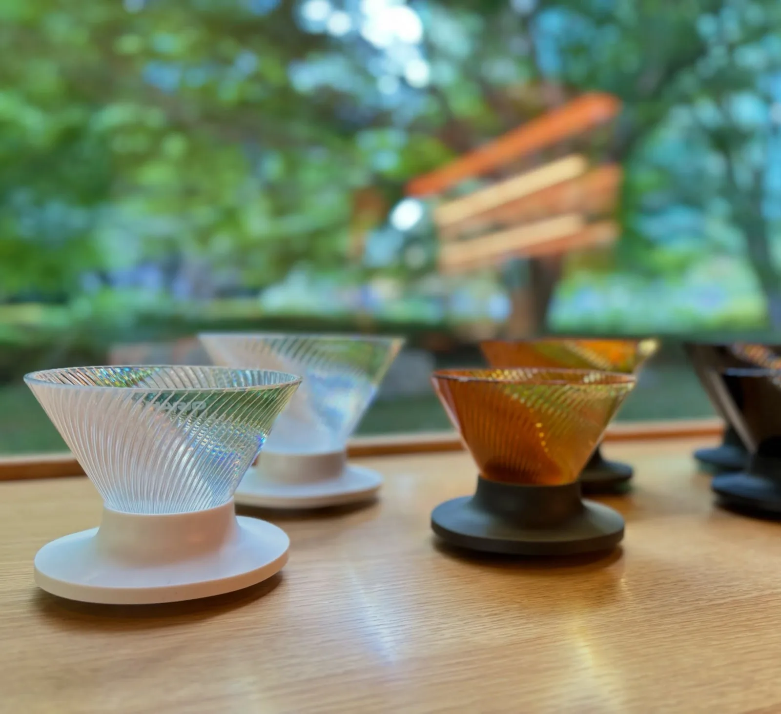 Photo shared by HARIO CAFE 泉屋博古館　東京店 on July 23, 2026 tagging @hario_global, @hario_lwf, and @hario_official. May be an image of coffee cup, coffee maker, tea maker, saucer, strainer, carafe, cup and text.