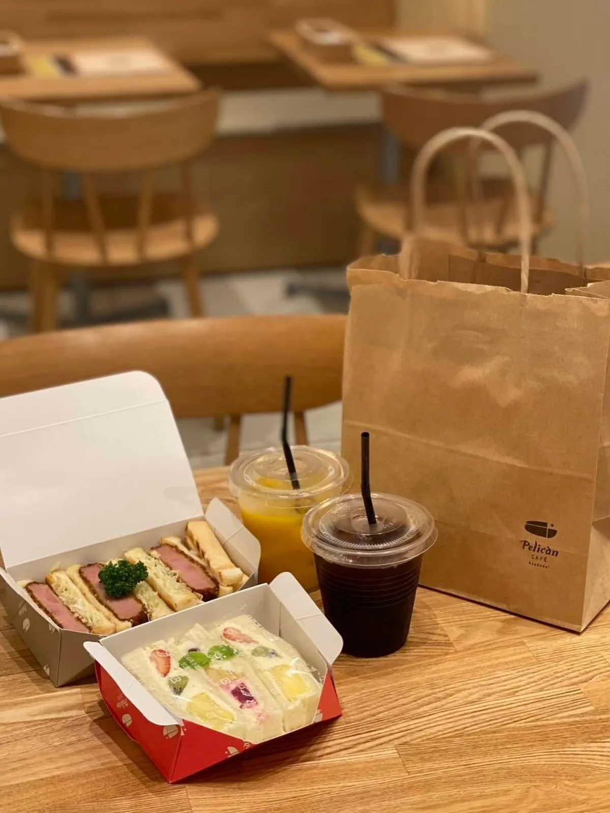 Photo by asakusapelicancafe on July 23, 2026. May be an image of club sandwich and text that says 'Pelican et मુ'.