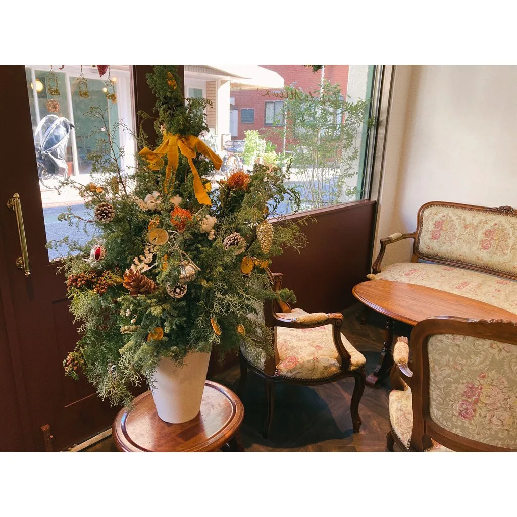 Photo shared by Cafe de Mieux【ｶﾌｪ ﾄﾞ ﾐｭｰ】 on December 22, 2023 tagging @flowershop_hanakago.