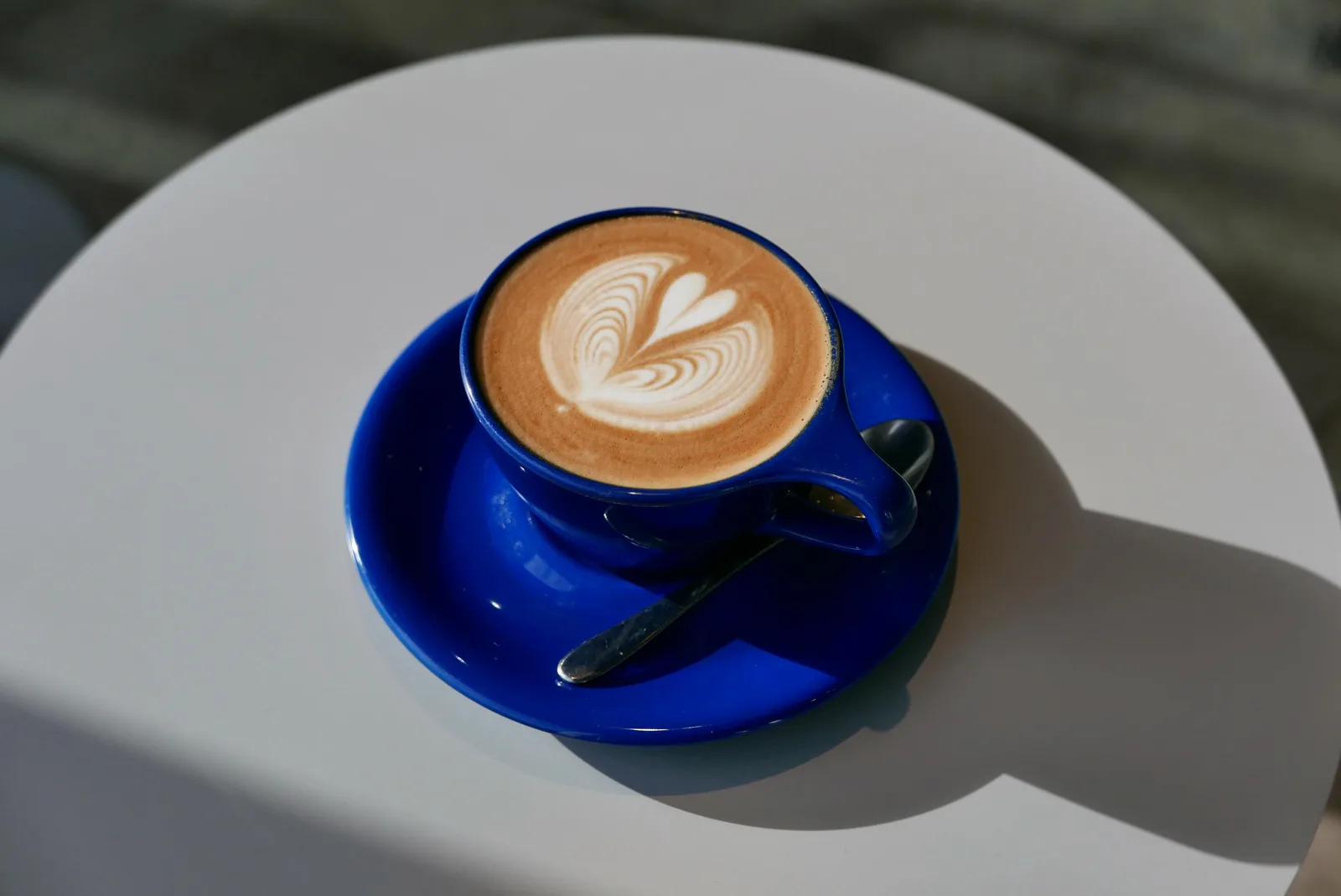 Photo by amber in Amber. May be an image of coffee cup, coffee, saucer, cappuccino, cup, cornflower and text.