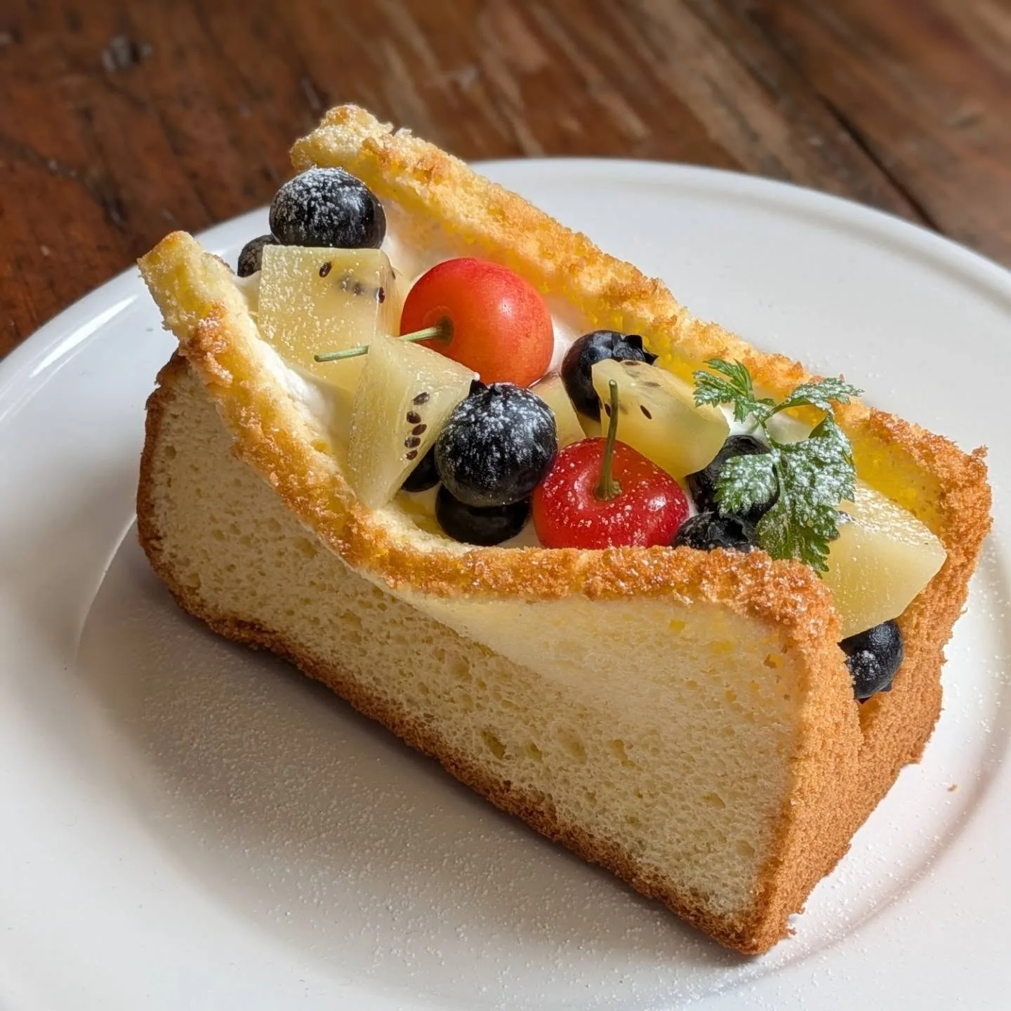 Photo by NEST Baking Company on June 11, 2026. May be an image of chiffon cake, fruitcake, blueberries, tart, toast, cheesecake and text.