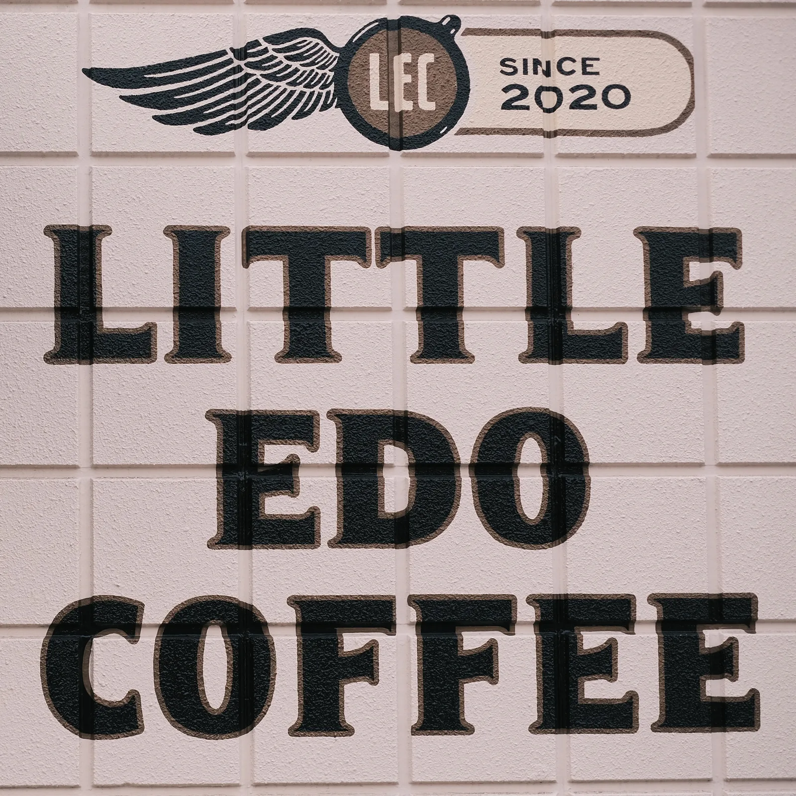 Photo by Little Edo Coffee on August 06, 2026. May be an image of coffee cup, signboard, cornflower, brick wall and text that says 'Dm LEC SINCE 2020 LITTLE EDO COFFEE'.
